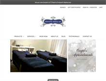 Tablet Screenshot of elementsbeautyspa.com.au